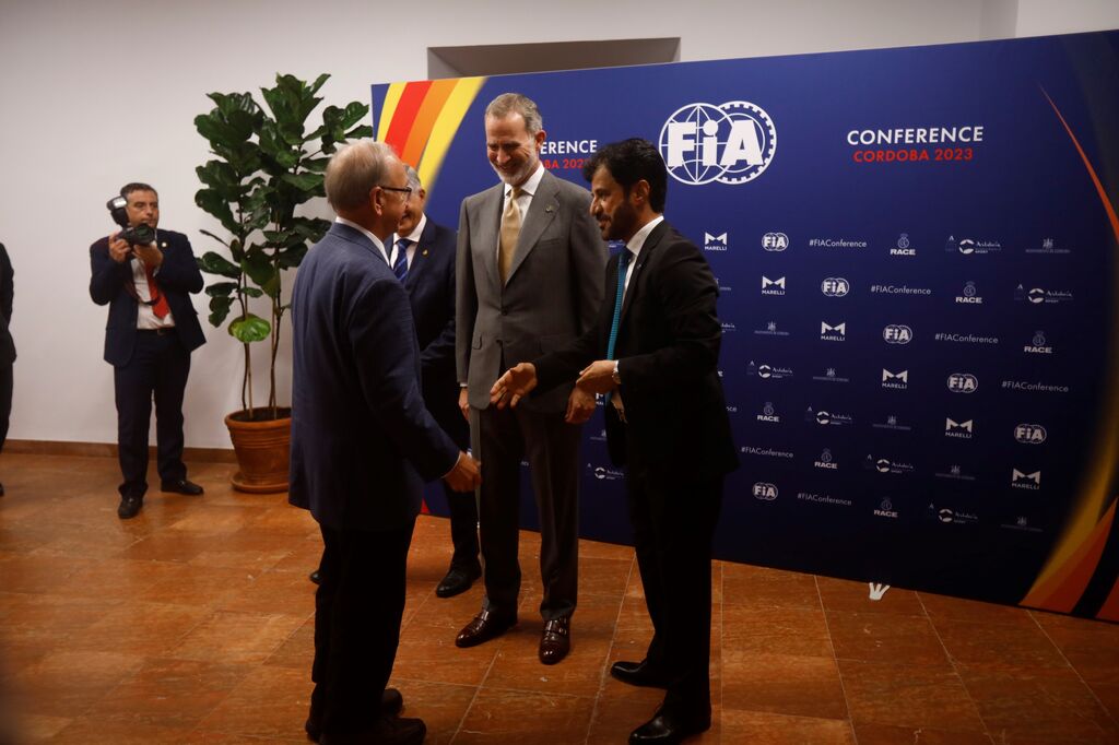 El Rey Felipe VI en la conferencia de la Federaci&oacute;n Internacional del Autom&oacute;vil de C&oacute;rdoba, en im&aacute;genes