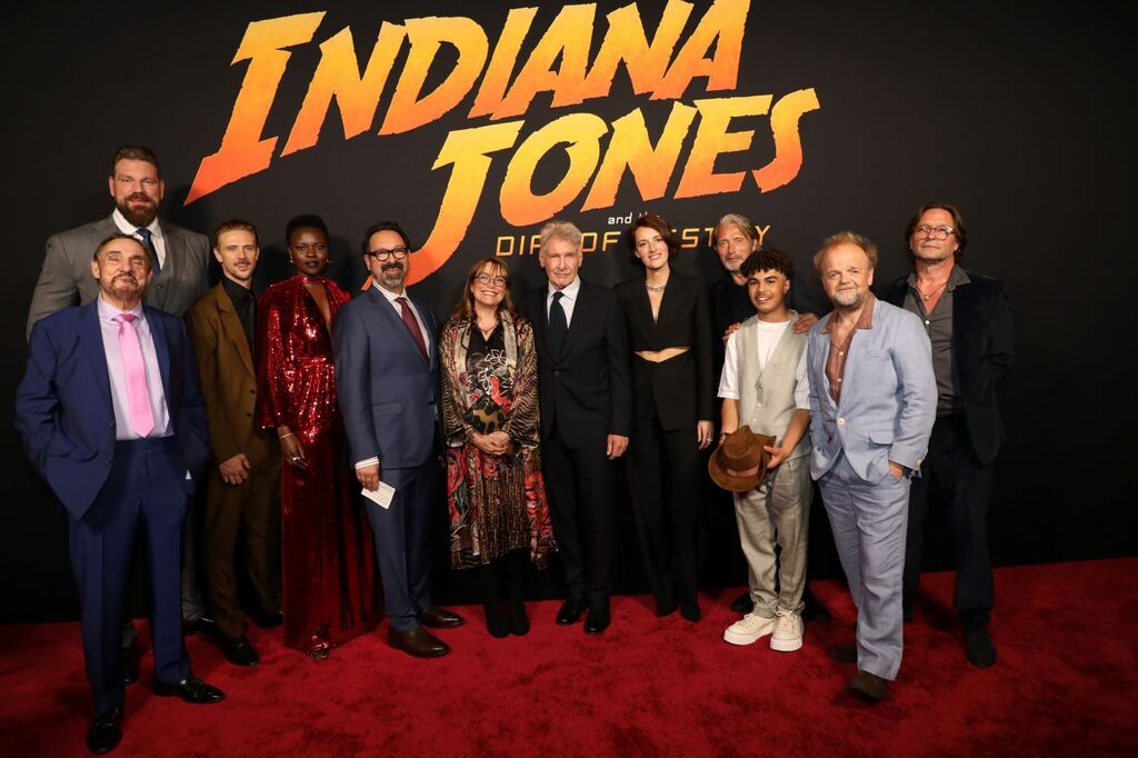 Indiana Jones y El Dial del Destino | El equipo de la pel&iacute;cula, en el estreno en Los &Aacute;ngeles.
