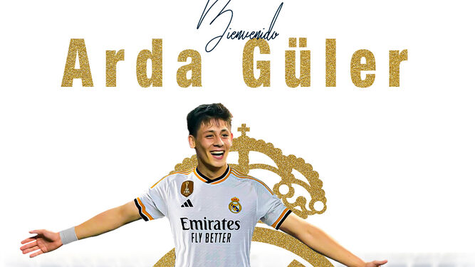 Mensaje de bienvenida del Real Madrid a Arda Güler