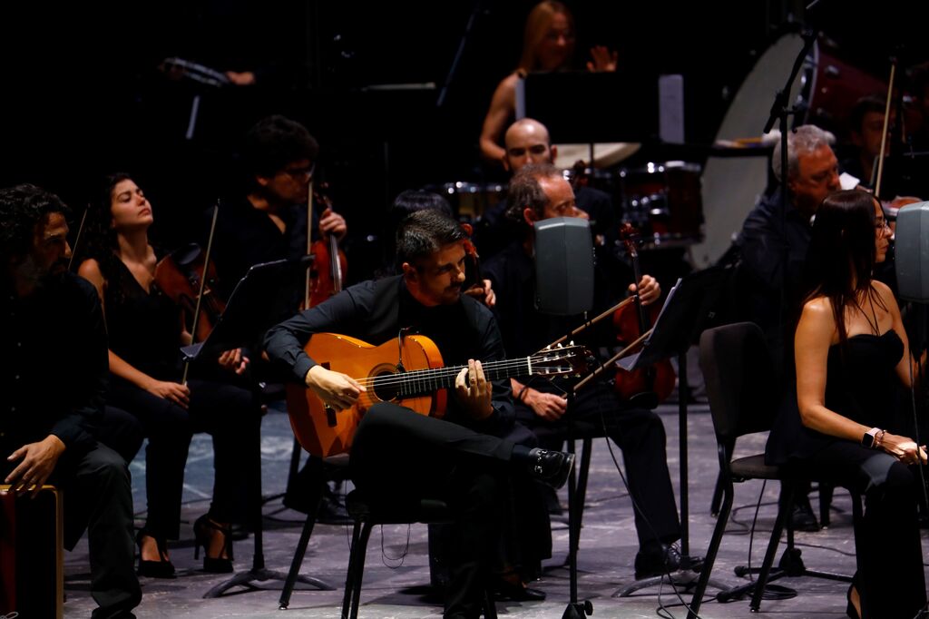 El Festival de la Guitarra de C&oacute;rdoba abre con un homenaje a Manolo Sanl&uacute;car, en im&aacute;genes