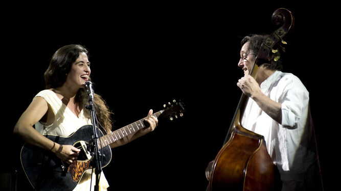Silvia Pérez Cruz, en un momento de un concierto.