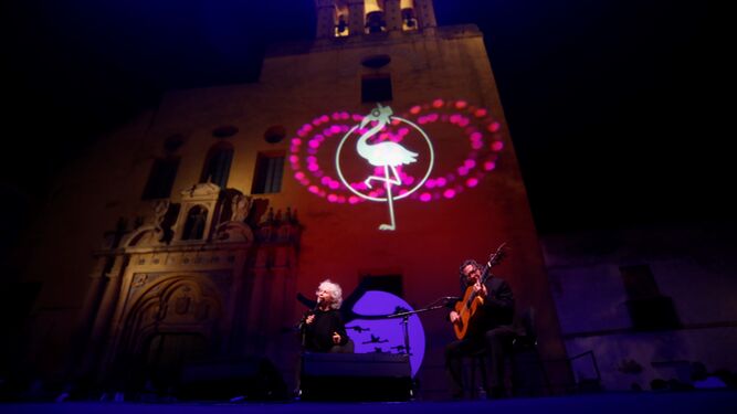 Mayte Martín en la Noche Blanca del Flamenco, una de las citas culturales organizadas por el Ayuntamiento de Córdoba.