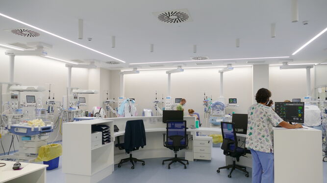 Nueva unidad neonatal del Hospital San Juan de Dios de Córdoba.
