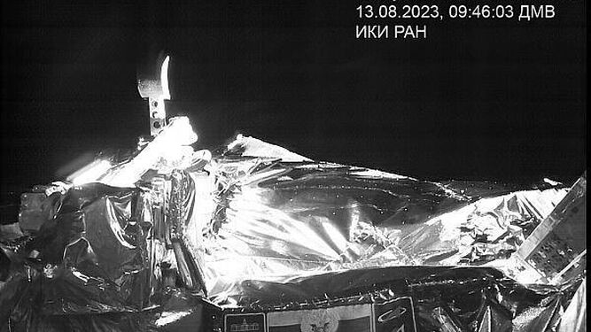 Rusia publica las primeras fotos tomadas desde la sonda Luna-25