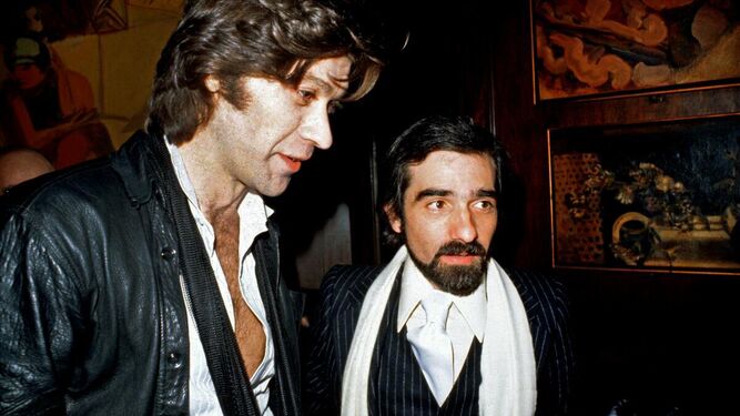Robbie Robertson y Martin Scorsese.