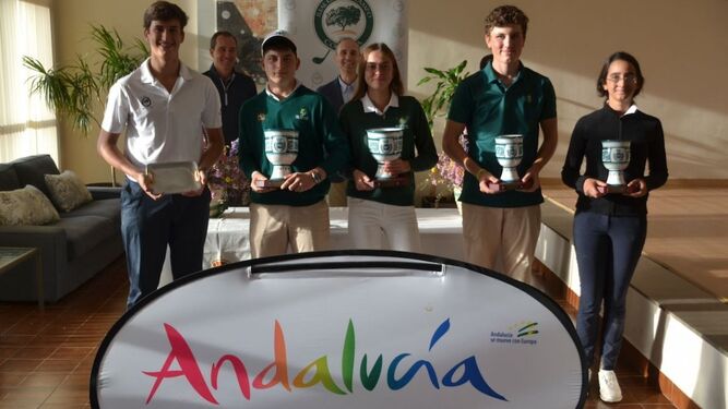 Los ganadores del Campeonato Internacional Andaluz sub 16.
