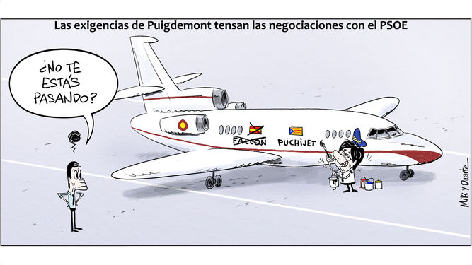 Las exigencias de Puigdemont
