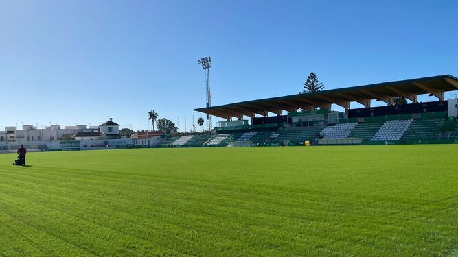 El Palmar, el estadio donde juega sus partidos el Atlético Sanluqueño.