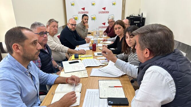 Reunión de los alcaldes de IU de los municipios de Córdoba.