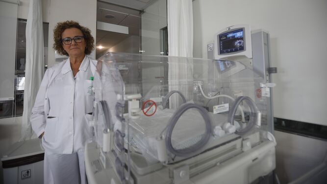 La doctora María José Párraga, coordinadora de la Unidad de Neonatología del Hospital Reina Sofía de Córdoba.
