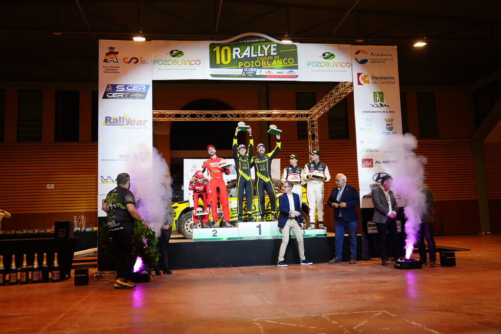 Las mejores im&aacute;genes de la entrega de premios del Rallye Ciudad de Pozoblanco