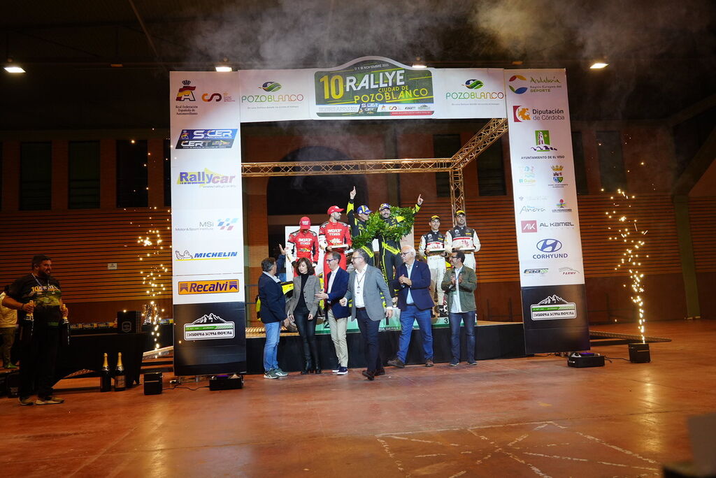 Las mejores im&aacute;genes de la entrega de premios del Rallye Ciudad de Pozoblanco