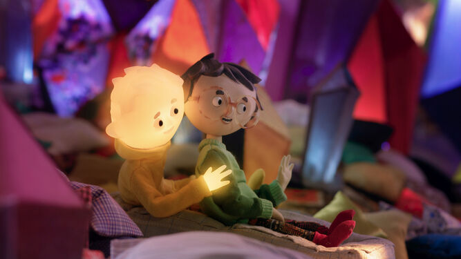 Un fotograma de la cinta animada 'Tony, Shelley y la linterna mágica'.
