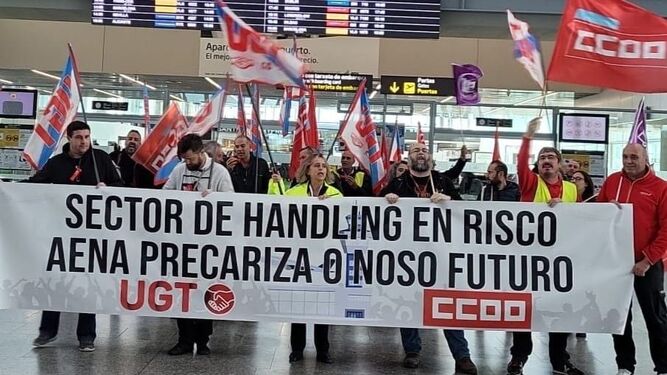 Concentración sindical en Galicia