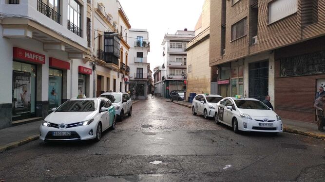 La calle Osario de Córdoba la mañana de este viernes.
