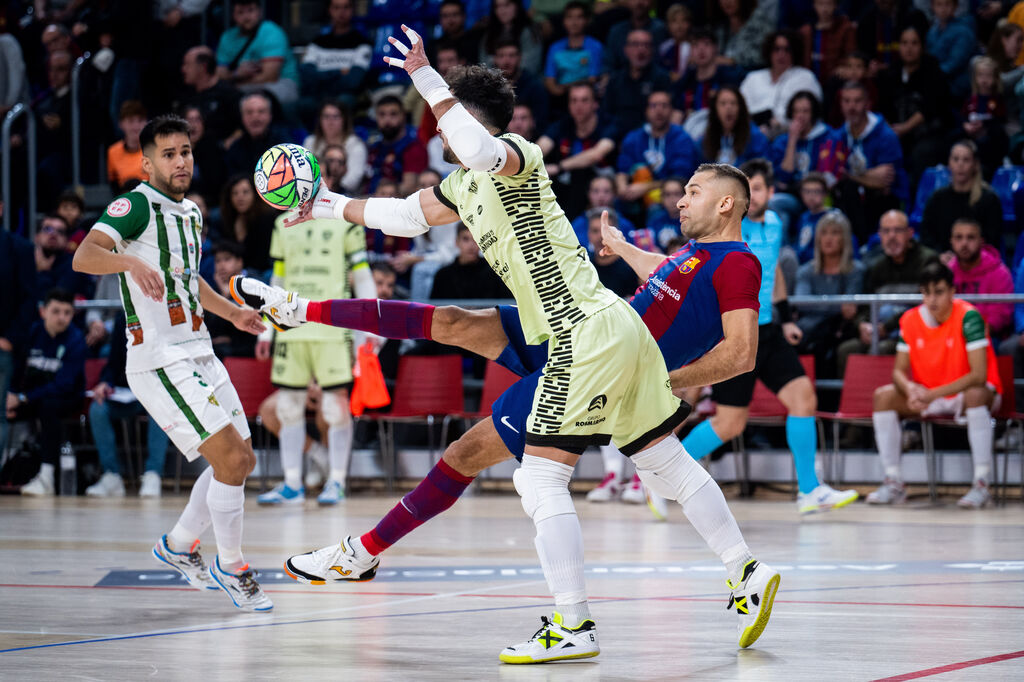 La derrota del C&oacute;rdoba Futsal ante el Bar&ccedil;a, en im&aacute;genes