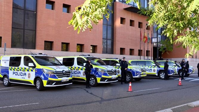 Los nuevos vehículos de la Policía Local.