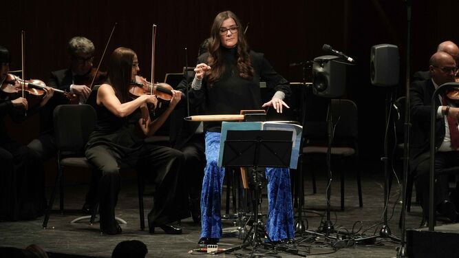 Carolina Eyck, en el cuarto concierto de la Orquesta de Córdoba.