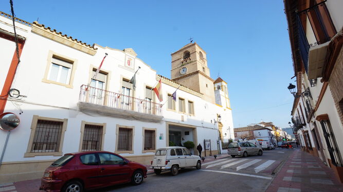 Fachada del Ayuntamiento de Villafranca de Córdoba.