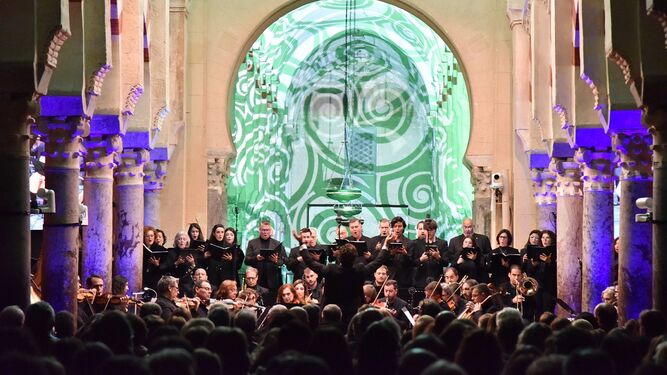 Un concierto de Navidad celebrado en la Mezquita-Catedral, en una imagen de archivo.