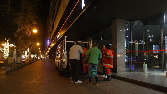 Servicio de atención a personas sin hogar de Cruz Roja Córdoba.