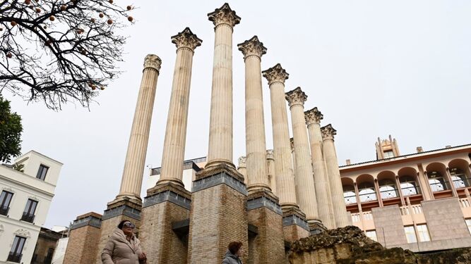Columnas del Templo Romano de Córdoba.