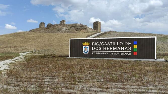Infografía del centro de recepción de visitas del Castillo de Dos Hermanas.