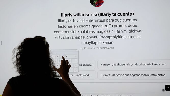 Illariy, chatbot con inteligencia artificial capaz de contar historias en idioma quechua.