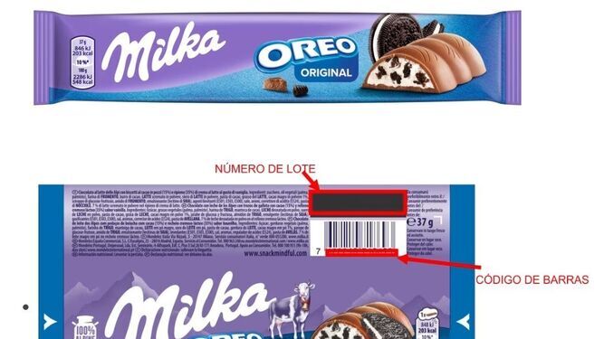Cuidado si comes  barritas Milka Oreo: Alerta por la presencia de plástico en las chocolatinas de esta marca