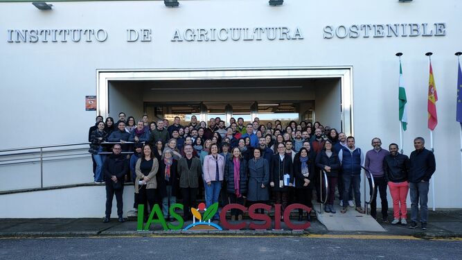 Integrantes del Instituto de Agricultura Sostenible de Córdoba.