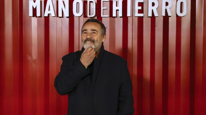 Eduard Fernández en la presentación de la serie de Netflix 'Mano de hierro'