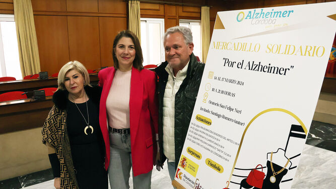 Presentación del mercadillo solidario de la Asociación Alzheimer Córdoba.
