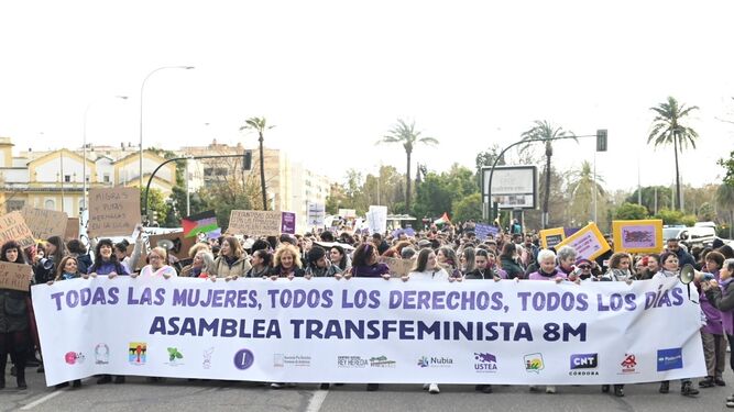 La manifestación del 8-M este 2024 en Córdoba.