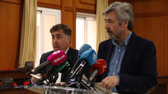 Torrico y Ruiz Madruga informan sobre la última Junta de Gobierno Local.