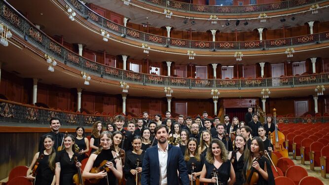 Integrantes de la Orquesta Joven de Córdoba.