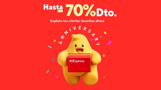 AliExpress celebra su cumpleaños con grandes descuentos: ¡ofertas de hasta el 70% y precios increíbles en miles de productos!