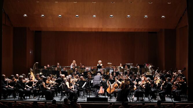 La Orquesta de Córdoba, en una imagen de su primer concierto de la temporada.