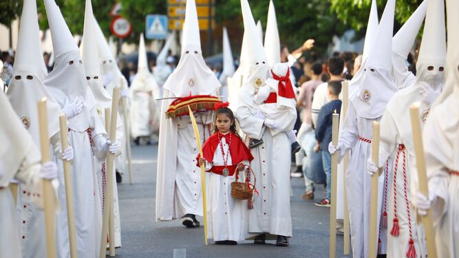 Nazarenos de la Entrada Triunfal de Córdoba en la Semana Santa de 2023