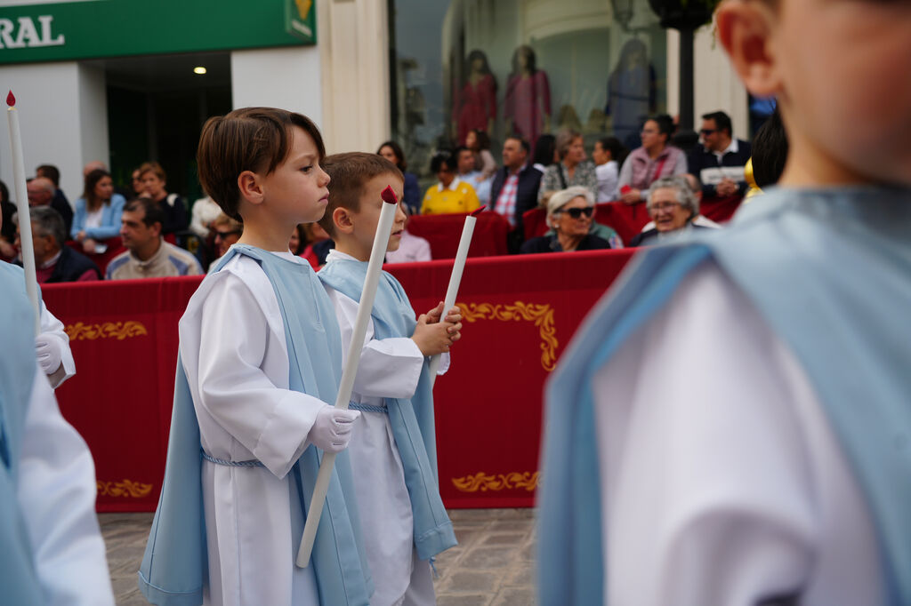 M&aacute;s de 500 ni&ntilde;os participan en el desfile infantil de Semana Santa de Pozoblanco, en im&aacute;genes