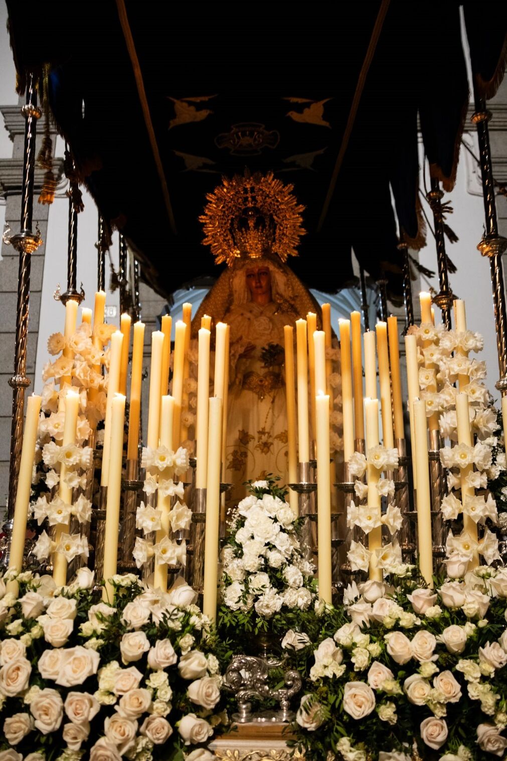 Lunes Santo en Villanueva de C&oacute;rdoba: Las fotograf&iacute;as del Cautivo y la Virgen de la Paz