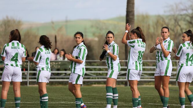 Las jugadoras del Córdoba Femenino durante un partido de esta temporada.