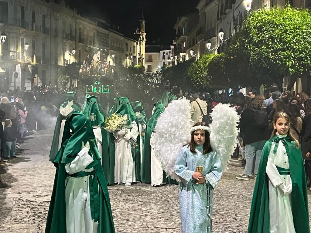 Jueves Santo en Priego de C&oacute;rdoba: La procesi&oacute;n de Jes&uacute;s en la Columna, en fotograf&iacute;as