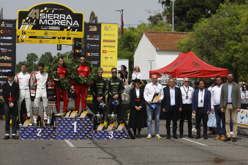 Las mejores fotos de la ceremonia final del Rallye Sierra Morena 2024