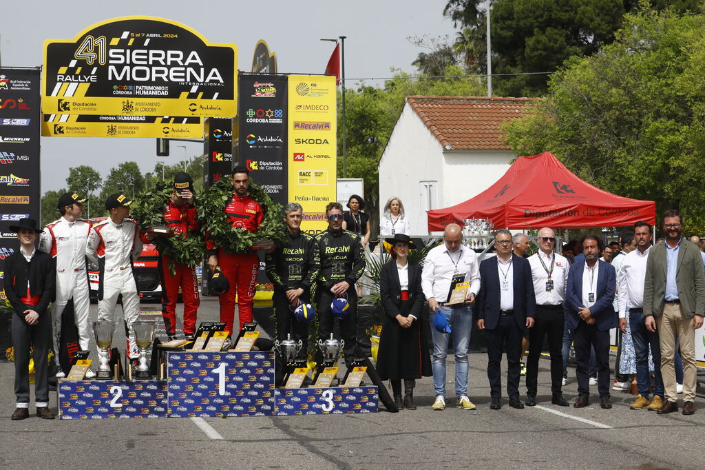 Las mejores fotos de la ceremonia final del Rallye Sierra Morena 2024