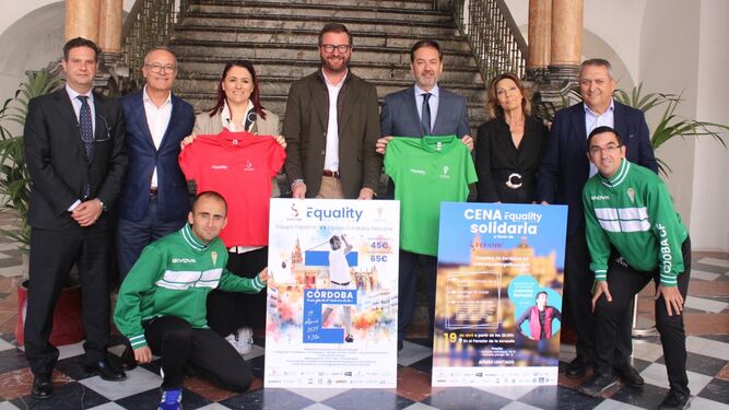 La presentación del Circuito Solidario Equality Golf en la sede de la Diputación de Córdoba.