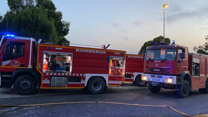 Vehículos de bomberos del Consorcio Provincial de Córdoba.