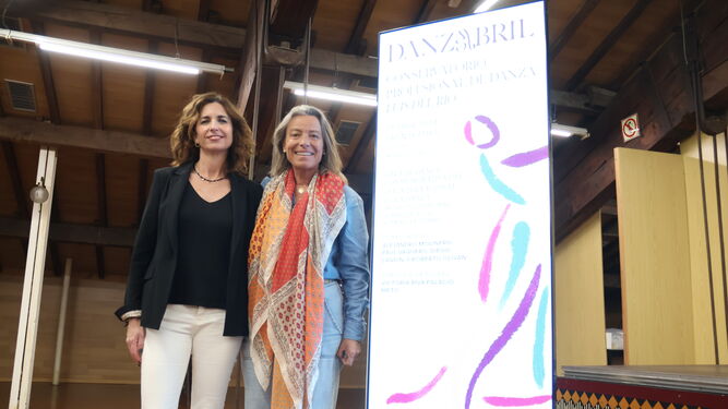 Lucía Luque e Isabel Albás, en la presentación de 'Danzabril'.