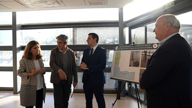 Presentación de la rehabilitación del centro cívico y el centro de salud de El Higuerón.