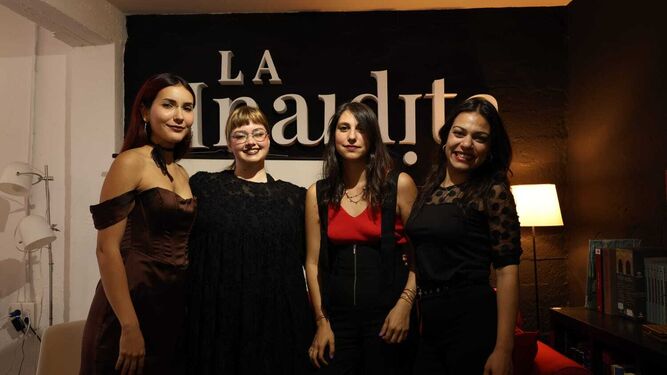 Integrantes de la asociación Femme Çinema en La Inaudita.