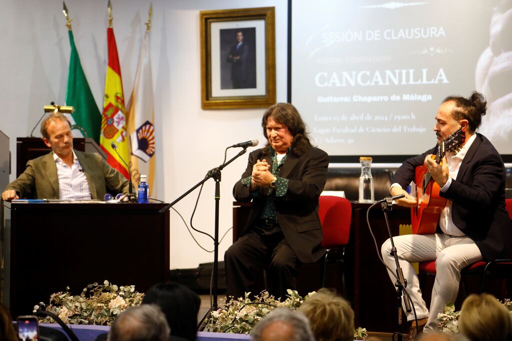 Cancanilla y Chaparro de M&aacute;laga protagonizan el acto de clausura de la C&aacute;tedra de Flamencolog&iacute;a